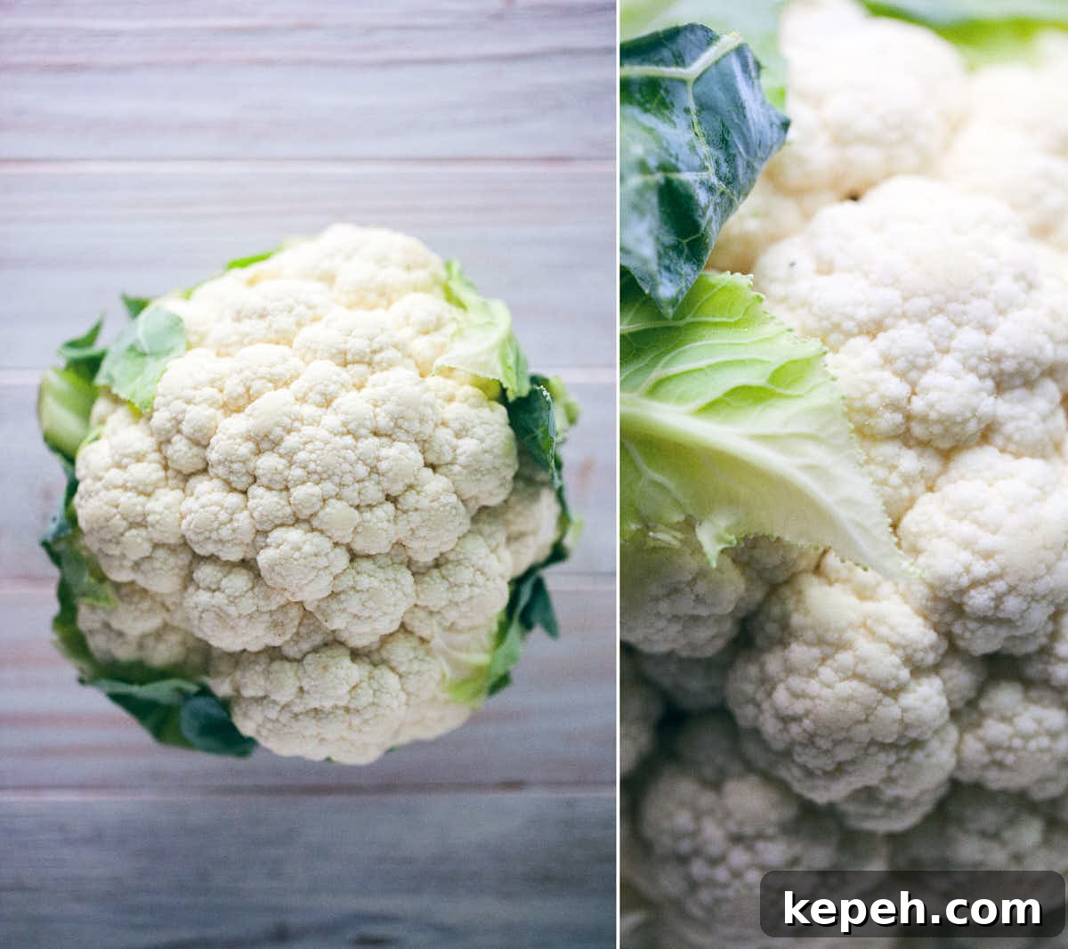 Roasted Cauliflower and Brussels Sprout Salad with Lemon 3 Cauliflower texture