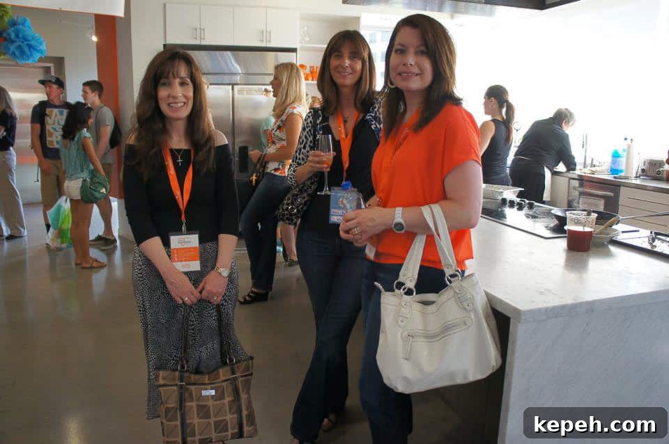 Allrecipes Celebrates 15 Years of Recipes and Community 5 Lillian Russo, Valerie, and Jennifer posing for a photo.