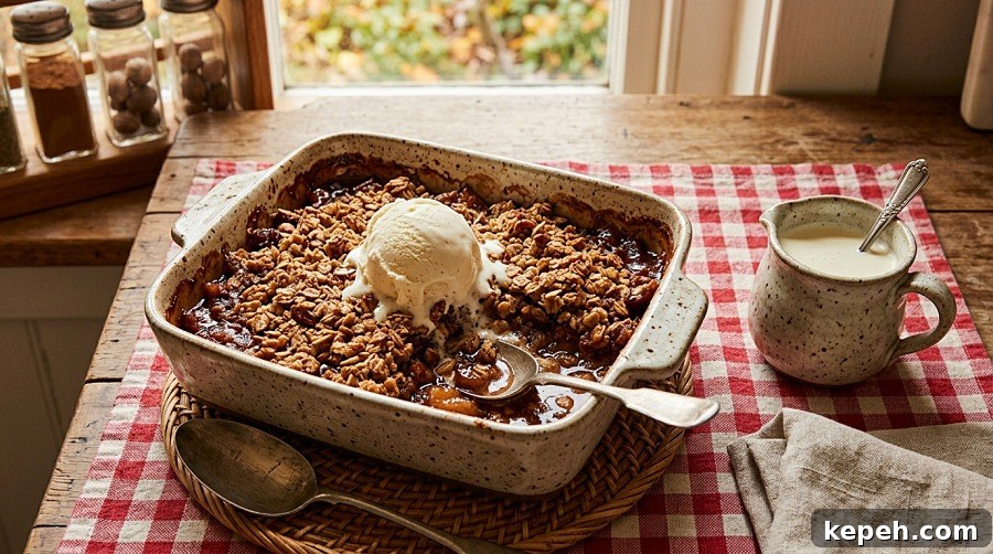 Old-Fashioned Apple Crisp