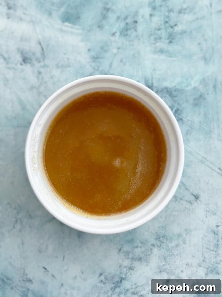 butter after solidifying again.