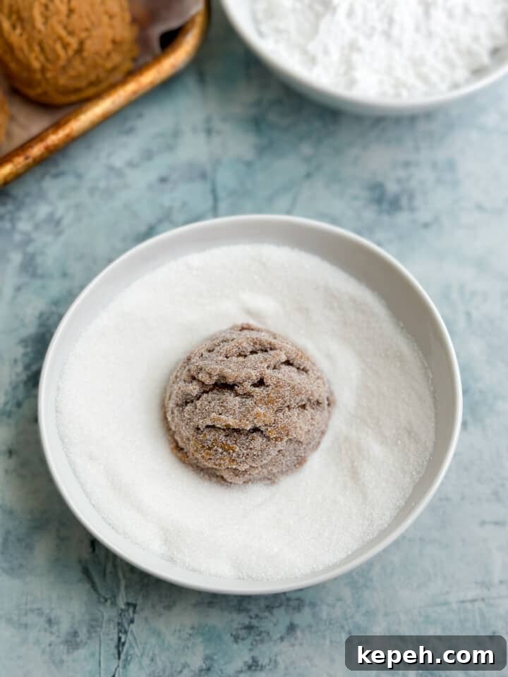 rolling in sugar
